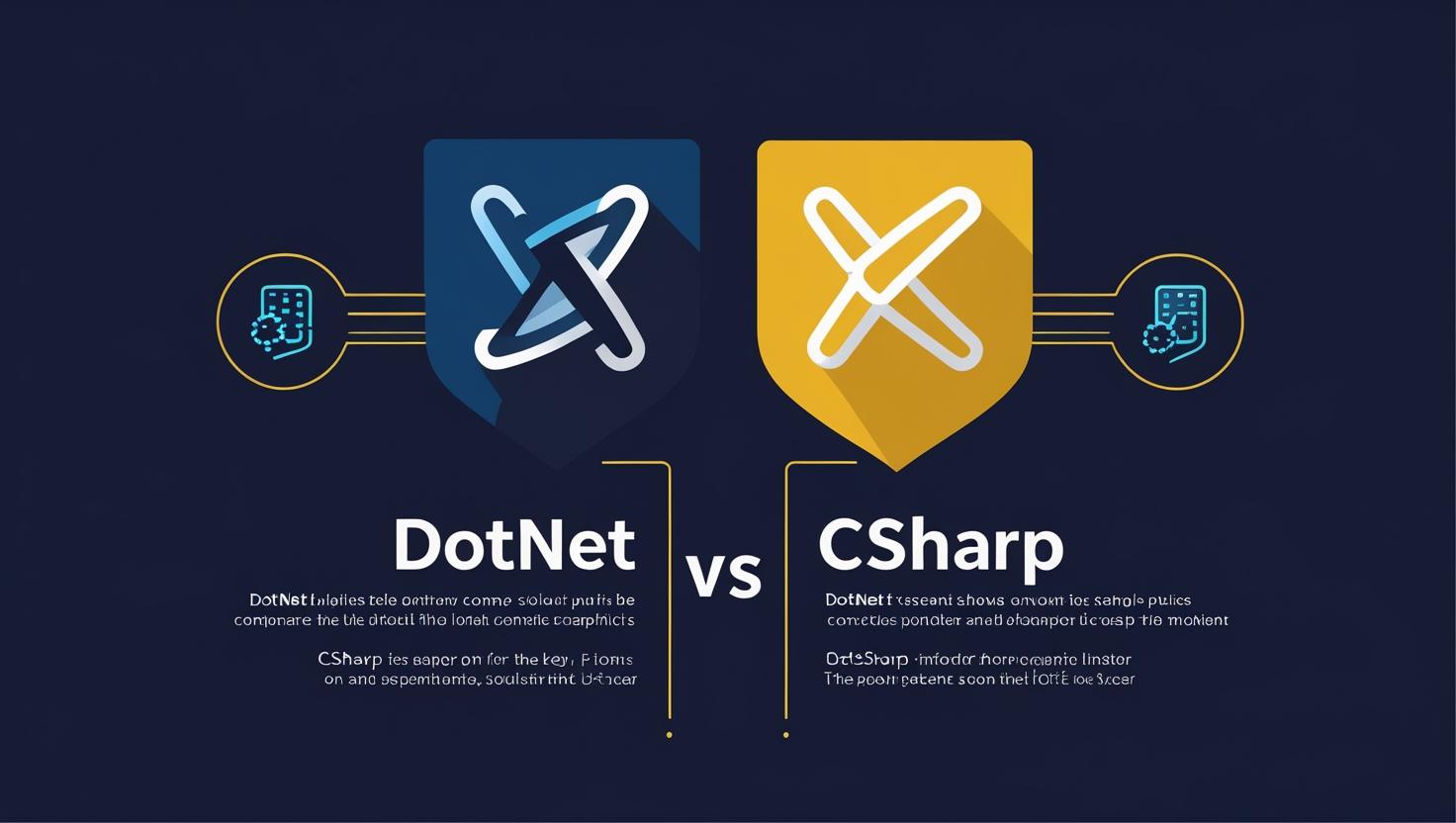 What is the difference between DotNet vs CSharp